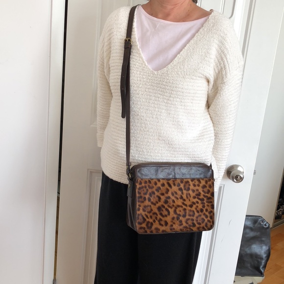 Patricia Nash Cheetah Cowhide Leather Purse - Picture 4 of 4